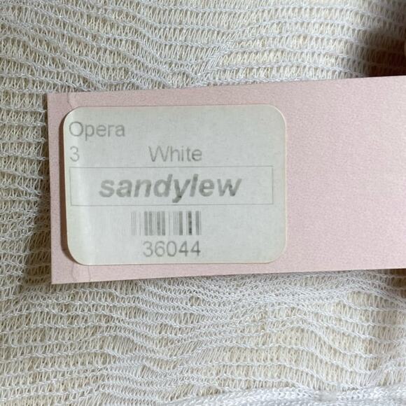 Deca De Vous A Nous Opera Open Knit Lightweight Top White‎ Women’s Size T 3 US 6 - Picture 8 of 11